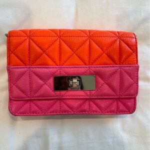 Kate Spade Sedgewick Place Avalon Quilted Convertible Bag, Flame/Pink